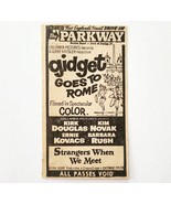 1963 Parkway Drive In Gidget Goes To Rome Movie Advertisement Kirk Dougl... - $27.41 CAD