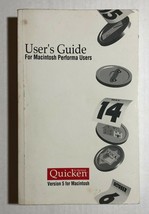 1995 User&#39;s Guide for Macintosh Performa Users Quicken Version 5 (03-100... - £11.79 GBP