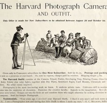 Harvard PhotographCamera Outfit 1894 Advertisement Victorian Photography... - $19.99