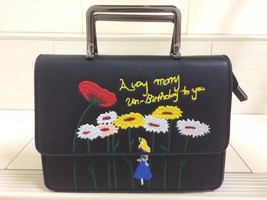 Disney Alice in Wonderland Handbag and Shoulder Bag. Curious Garden Theme. RARE - £27.97 GBP