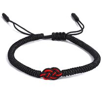 Tibetan Buddhist Handmade Knots Lucky Rope Bracelet Chinese Knot Red Rope Bracel - £7.96 GBP
