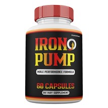 Iron Pump Blood Pills, Iron Pump ed Capsules + Max Strength for Men (1 P... - $17.08