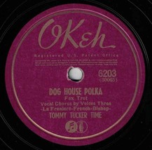 Tommy Tucker w/ Amy Arnell 78 Dog House Polka / It Ain&#39;t No Use To Worry SH3E - £5.42 GBP