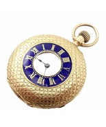 Vintage! Swiss 14k Yellow Gold Ladies Pocket Watch 33mm High Grade Movement - £2,074.17 GBP