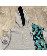 Disney Hoodie Gray Camo Logo Mandalorian Baby Yoda Embroidered Mens Size... - $44.09