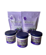 3 Relief Pure Epsom Salt Body Cream Lavender &amp; 2 THERAPLUS Epsom Salt - ... - £21.54 GBP