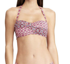 Pink paisley LAUREN RALPH LAUREN  swim suit bikini bra top size 12 Wirel... - £14.87 GBP