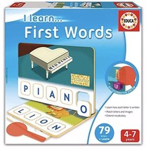 Learning Game Educa #16417 " I Learn First Words " Learning game 4-7 years - $15.14