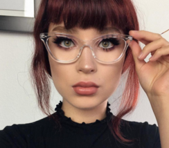 Cat Eye Vintage Retro &quot;Ombre&quot;  Women Eyeglasses BAMBI Clear Lens SHADZ G... - £9.81 GBP+