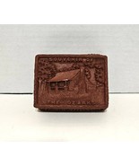 Souvenir of the Ozarks Faux Wood Trinket/Jewelry Box Multi Products 4&quot; x... - $265.42 MXN