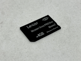 Lexar Memory Stick Pro Duo 4GB Memory Card MARK 2 Tested - £11.63 GBP