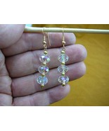 EE503-112 faceted clear white Austrian crystal 10x8mm bead dangle gold e... - €24,90 EUR EE503-112 faceted clear white Austrian crystal 10x8mm bead dangle gold e... - €24,90 EUR