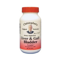 Dr. Christopher&#39;s Liver &amp; Gallbladder Formula Capsules 100 Veg Caps - $17.81