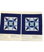Wamsutta Cheater Quilt Panels 16 Patchwork Designs Fabric Pillow Blue Sq... - €29,70 EUR Wamsutta Cheater Quilt Panels 16 Patchwork Designs Fabric Pillow Blue Sq... - €29,70 EUR