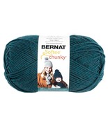 Spinrite Bernat Softee Chunky Big Ball Yarn Solids Teal 1 Pack of 12 Skein - $153.49