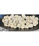 Natural white stone disks floral ceramic cream grey Quart marble quartzite - $1,398.80 MXN