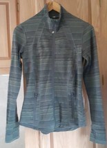 Women’s Lululemon Define Jacket Track Heathered Gray Green Sz 6 Full Zip U2 - $25.01