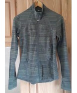 Women’s Lululemon Define Jacket Track Heathered Gray Green Sz 6 Full Zip U2 - $456.80 MXN