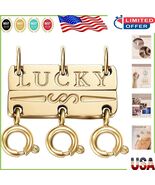 Gold Plated Necklace Layering Clasps Separator - Practical &amp; Elegant Clo... - $590.63 MXN