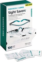 Bausch &amp; Lomb 8576 Sight Savers Pre-Moistened Anti-Fog Tissues with Silicone, 10 - £20.50 GBP