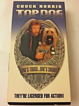 Movie with Chuck Norris.*TOP DOG*~ Released in 1995. Nice Shape. VHS. Do... - $3.85