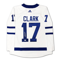 Wendel Clark Signed Adidas White Toronto Maple Leafs Jersey - £208.53 GBP