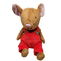 Kohl&#39;s Cares If You Give A Mouse A Cookie Plush Red Overalls Stuffed Animal - $14.99