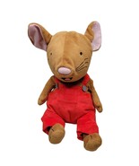 Kohl&#39;s Cares If You Give A Mouse A Cookie Plush Red Overalls Stuffed Animal - £11.84 GBP