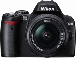 Nikon D40 6.1Mp Digital Slr Camera Kit With 18-55Mm F/3.5-5.6G Ed, Nikkor Lens - £177.73 GBP