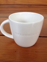 2011 Starbucks Japanese White Ceramic Demitasse Espresso Coffee Cup 2.25&quot; Tall - £29.31 GBP