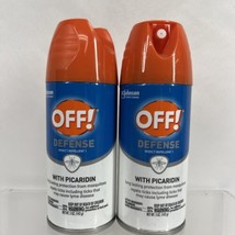 (2) Off! Defense Insect Repellent With Picaridin 5 oz Repels Mosquitoes ... - £7.85 GBP
