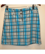 Annika Cutter &amp; Buck Plaid Golf Skort - Size 0 - $24.20 CAD