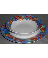 1995 Sakura ZINFANDEL PATTERN 2 pc Serving Set PLATTER/BOWL - $24.74