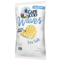 Cape Cod Waves Kettle Cooked Potato Chips, All Natural, 4-Pack 7 oz. Bags - £28.73 GBP