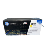 Genuine OEM Sealed HP 650A CE272A Toner Cartridge Yellow For LaserJet CP... - $152.00