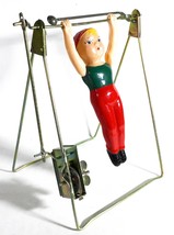 Single Bar Exercise Wind-up Toy (circa 1960&#39;s, China) Exc Cond. w/ Original Box! - £29.28 GBP