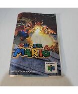 Super Mario 64 Instruction Manual Booklet Only Nintendo 64 N64 - $91.61 MXN