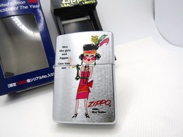 COTY 1998 Men Like Girls Collectible of The Year Limited ZIPPO 1997 MIB Rare - £136.03 GBP