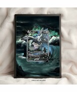Lugia V 186/195 Pokémon Extended Art Frame 5x7 - Silver Tempest - $736.10 MXN