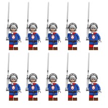 10pcs Wars of the Roses English Civil Wars Longsword soldier Minifigures Weapons - £19.17 GBP