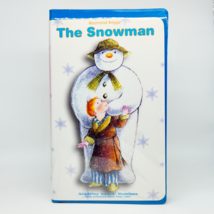 The Snowman VHS 1996 Family Animated Short Film Blue Clamshell Raymond B... - $4.69