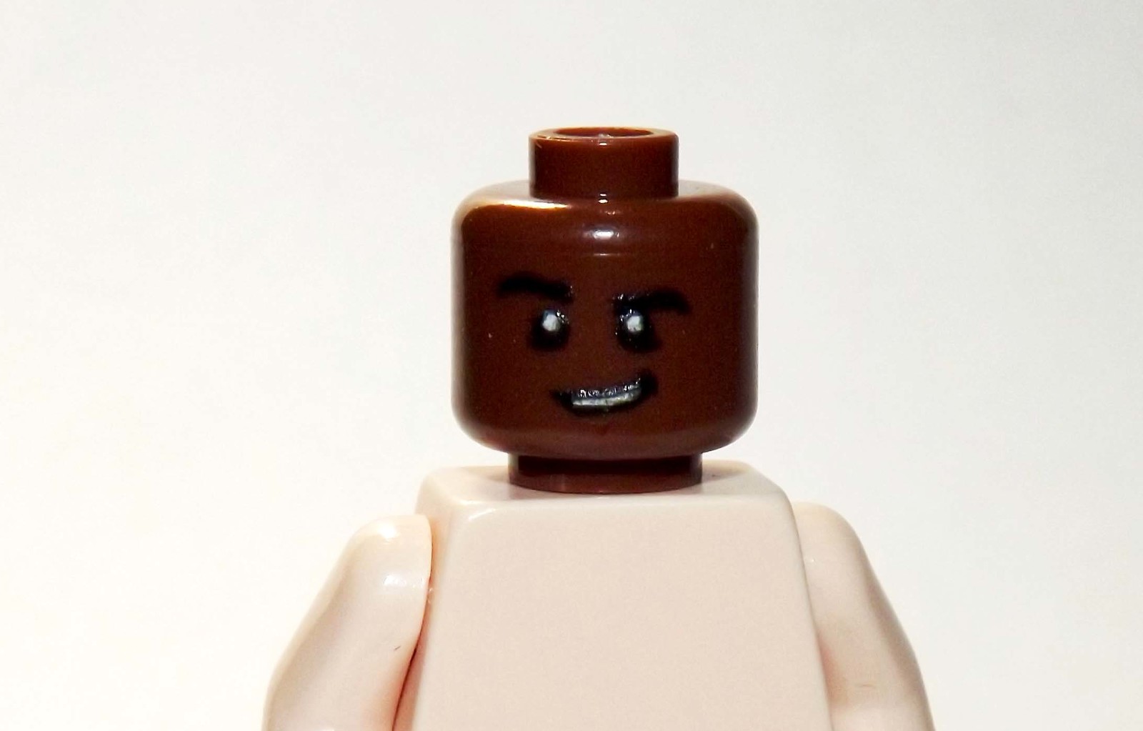 Black African American Head  head DIY Minifigure US Toy - $2.00