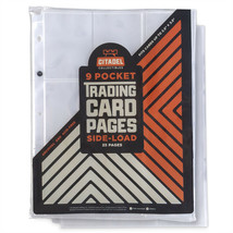 9-pocket Trading Card Pages, Side-Load, 25 Pages - $28.79