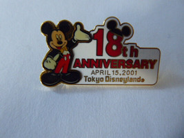 Disney Trading Pins 4768 TDR - Mickey Mouse - 18th Anniversary - TDS - £11.46 GBP