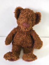 Manhattan Toy Co Brown Teddy Bear Small Plush Stuffed Animal Big Hands 9&quot; - $24.73