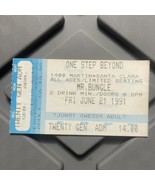 Mr Bungle One Step Beyond Santa Clara CA Concert Ticket Stub Vintage 1992 - $24.67 CAD