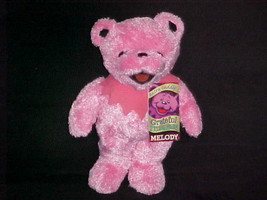 12&quot; Grateful Dead Melody Pink Plush Bear With Tags Liquid Blue Extra Cuddly  - £78.88 GBP