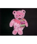 12&quot; Grateful Dead Melody Pink Plush Bear With Tags Liquid Blue Extra Cud... - £77.84 GBP