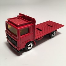 1981 Red Volvo Flatbed Truck Matchbox Diecast Loose - £8.71 GBP