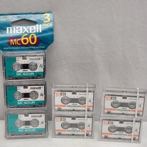 Lot of 7 NEW Microcassette Tapes - Maxell MC-60 UR Olympus XB 60 - £8.81 GBP